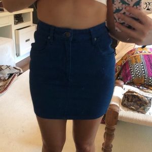 Wrangler jean skirt